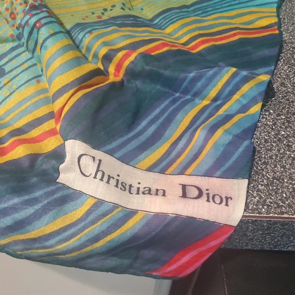 Dior Multi Color Scarf 25